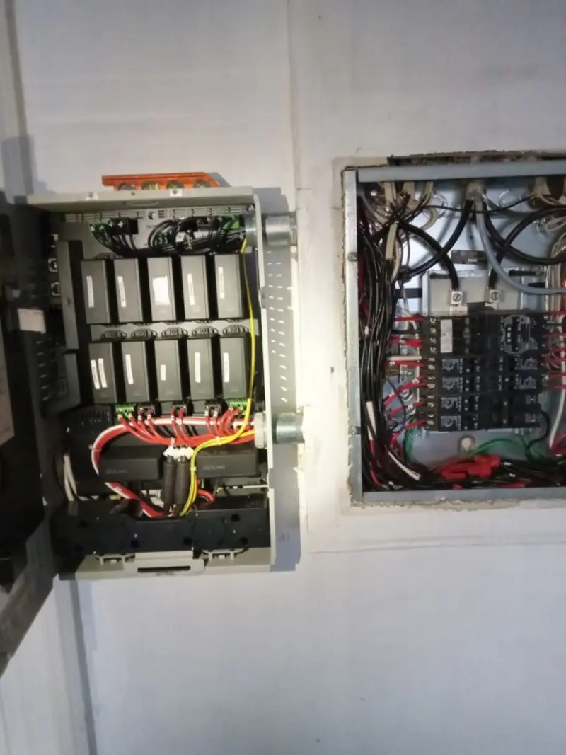 Electrical panel upgrade completed for Ring Doorbell Installation in Solvay
